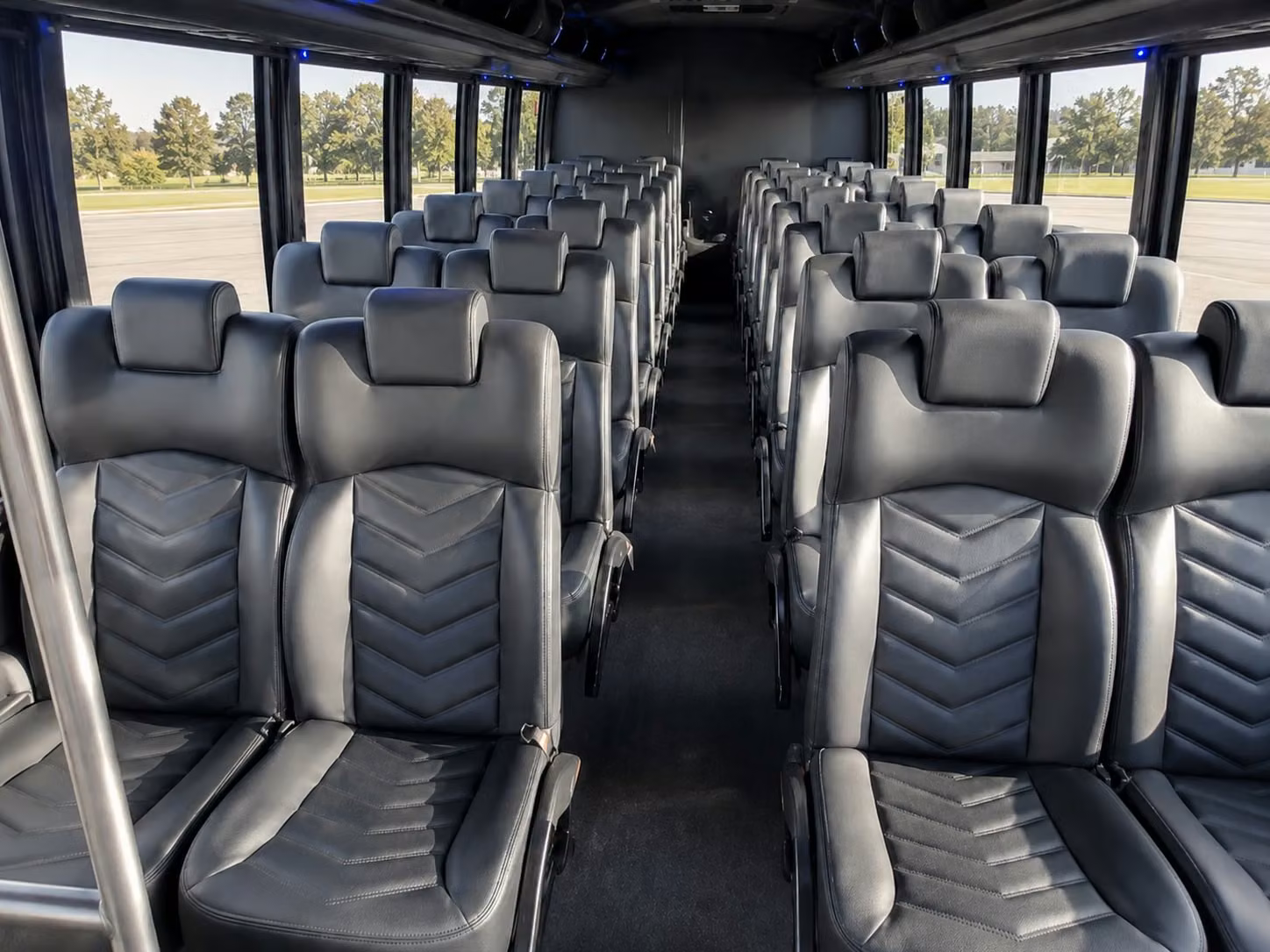 15 passenger minibus inside