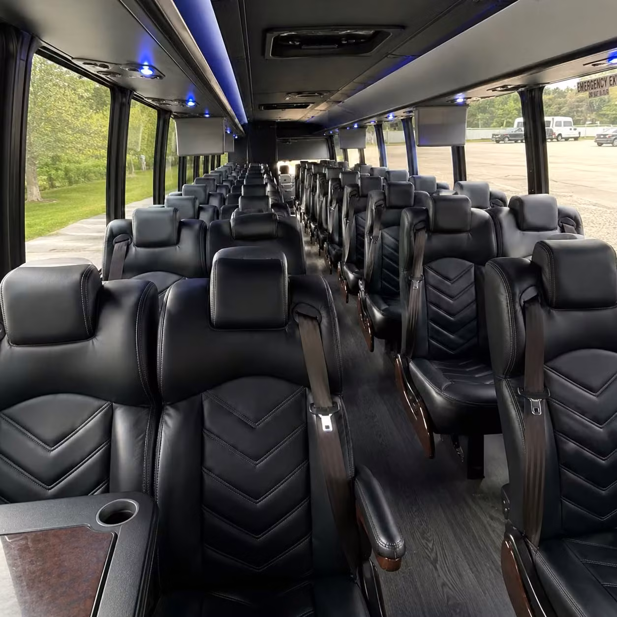 25 passenger minibus inside