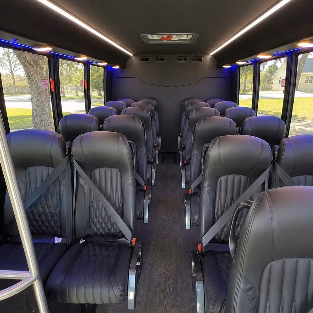 30 passenger minibus interior