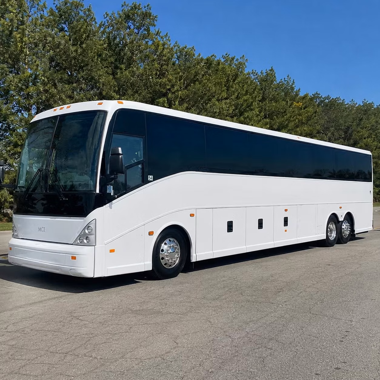 56 passenger charter bus
